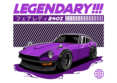 Nissan Datsun 240Z Fairlady Z Purple