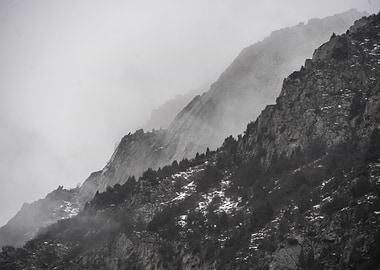 Misty Mountainside
