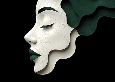 Abstract Woman Face