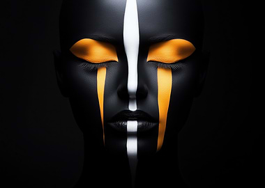 Abstract Face Art