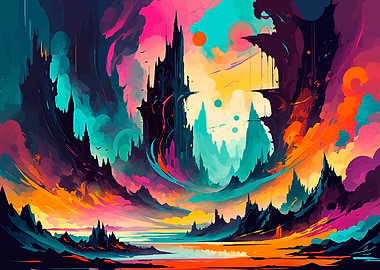 Fantasy Landscape with Castle