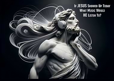 Jesus with Headphones