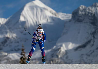 Jeanne RICHARD at the Biathlon World Cup in Le Grand Bornand 2024