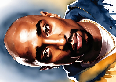 Tupac Shakur Portrait