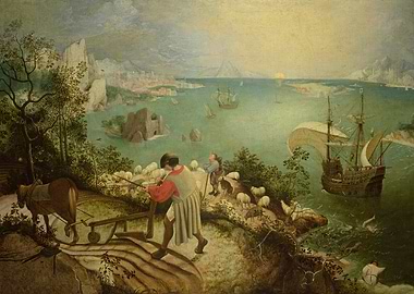 Landscape with a City and Ships