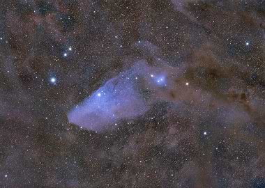 Blue Horsehead Nebula