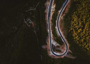 Winding Mountain Road