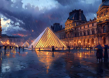 Rainy Night in Paris