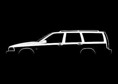 V70 (1996) Silhouette