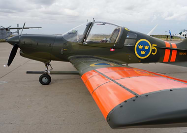 Swedish Military Airplane