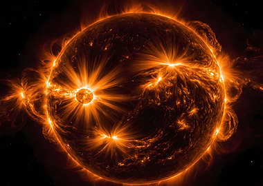 Solar Flare Eruption