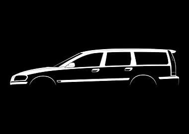 V70 R (2000) Silhouette