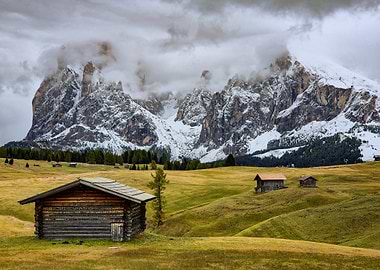 Alpine Cabins on Seiser Alm, South Tyrol