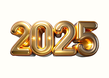 Golden 2025 New Year