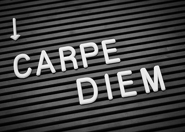 Carpe Diem Letter Board