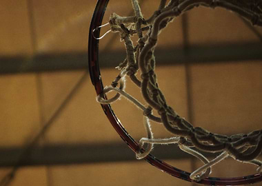 Basketball Hoop Close-Up