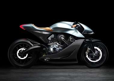 Futuristic Motorcycle Design