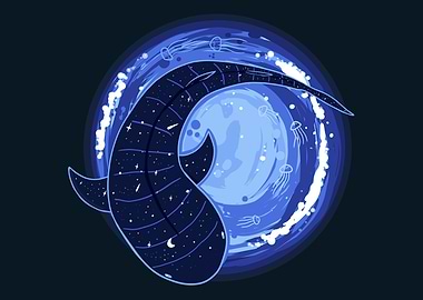 Night Sky Whale Shark
