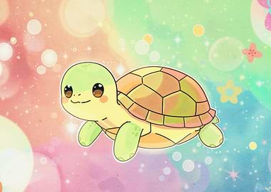 Cute Cartoon Turtle