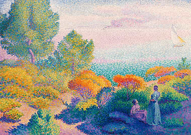 Two Figures by the Sea