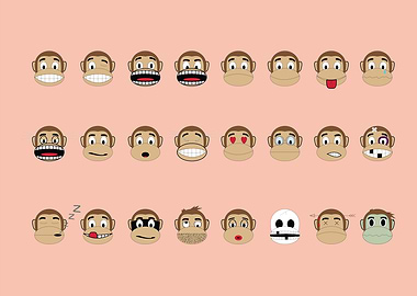 Monkey Emojis
