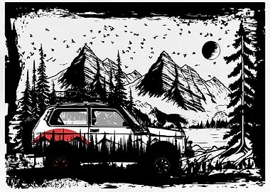 Off-Road Adventure and Fox