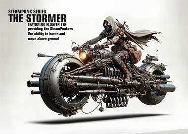 The Stormer - Steampunk Motorcycle
