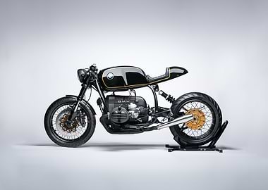 Black BMW Cafe Racer Motorcycle