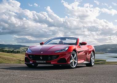 Red Ferrari Convertible