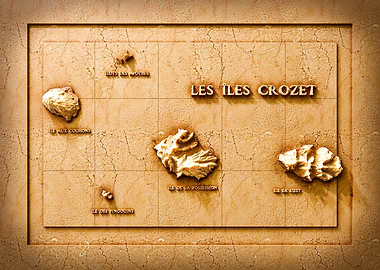 Crozet Islands Map