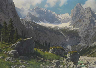 Mountain Valley Landscape