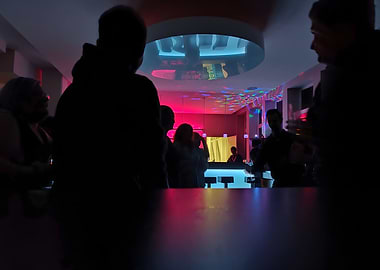 Nightclub Party Silhouettes