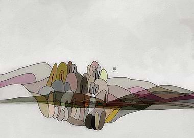 Abstract Landscape Art