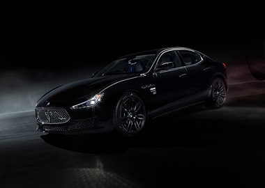 Black Maserati Ghibli