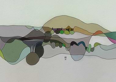 Abstract Landscape Art