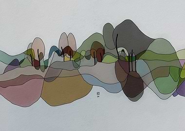 Abstract Landscape Art