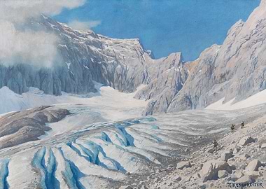 Glacier Mountain Landscape