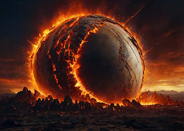 Burning Planet