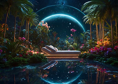 Dreamy Tropical Oasis