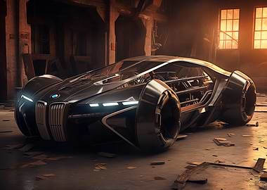 Futuristic BMW Concept Car
