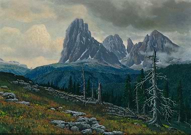 Mountain Landscape Painting