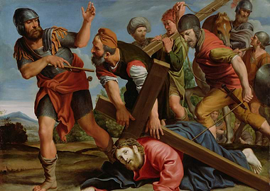 Jesus Falling Under the Cross