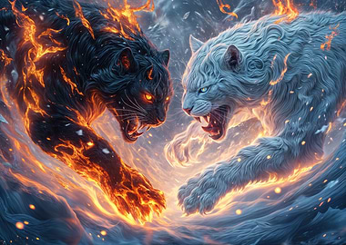 Battle of Panthers Poster