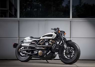 Custom Harley Davidson Motorcycle