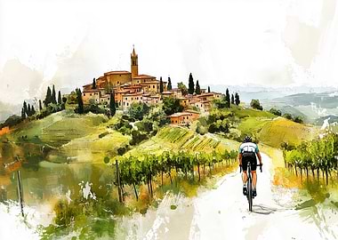 Cycling Through Tuscany