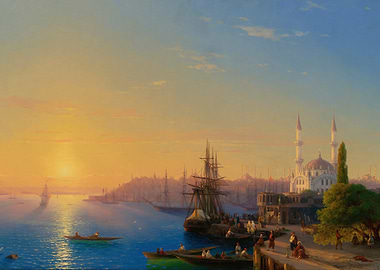 Sunset over Constantinople