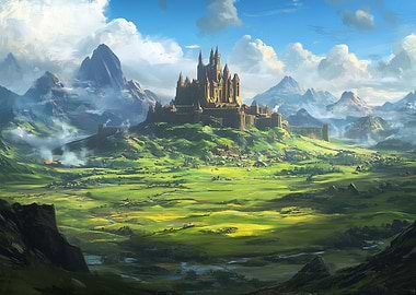 Fantasy Castle Landscape