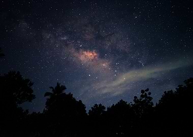 Milky Way Night Sky