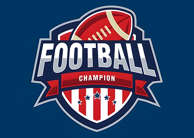 Football Champion Rugby Logo