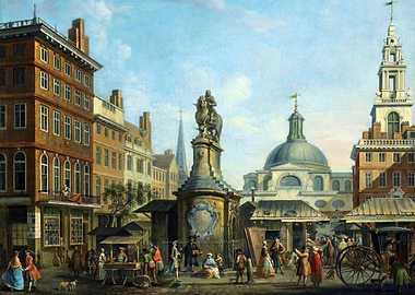 View of the Stocks Market, London